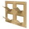 Emsco Group Wall Flowers Vertical Gardening System, Create Gardens on Walls, Holds up to 4 Potted Plants, Sand 2490-1 - alternate 1